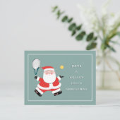 Carte de Noël de tennis (Debout devant)