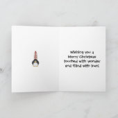 Carte de Noël de thème de plage (Intérieur)