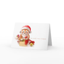 carte de Noël de tigre de lil 2010