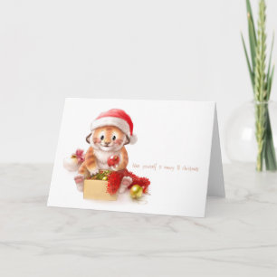 carte de Noël de tigre de lil 2010