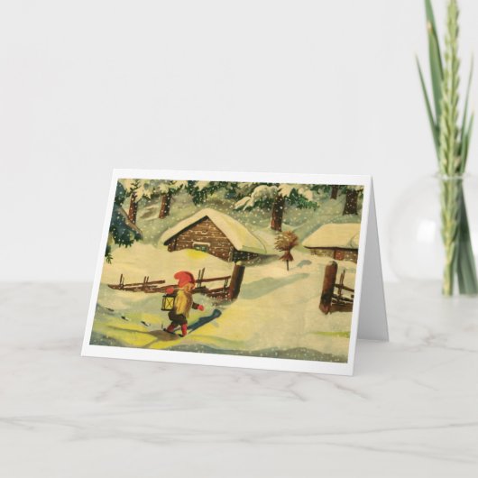 Carte de Noël de Tomten (Devant)