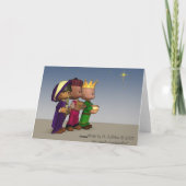 Carte de Noël de trois sages (Dos)