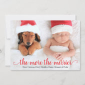 Carte de Noël de vacances (Devant)