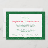 Carte de Noël de vacances (Dos)