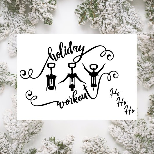 Carte de Noël de vacances amusantes