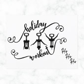 Carte de Noël de vacances amusantes