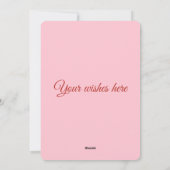 Carte de Noël de vacances avec lutin de Noël migno (Dos)