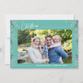 Carte de Noël de vacances de vacances de vacances (Devant)