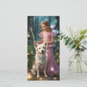 Carte de Noël de vacances océanique avec des chiot (Debout devant)