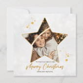 Carte de Noël de vacances photo (Devant)