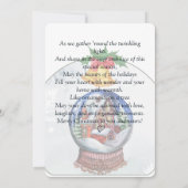 Carte de Noël de vacances Watercolor (Dos)