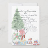 Carte de Noël de vacances Watercolor (Dos)