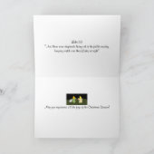 Carte de Noël de veille (Intérieur)