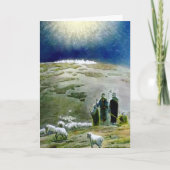 Carte de Noël de veille du berger (Devant)