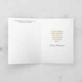 Carte de Noël de veille du berger (Intérieur)