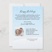 Carte de Noël de vente de maison pour les professi (Dos)