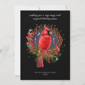 Carte de Noël, de Yule et de solstice d'hiver au C (Devant)