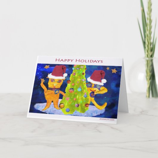 Carte de Noël de Zodiacts (Devant)