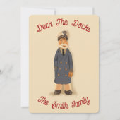 Carte de Noël Deck The Docks (Devant)