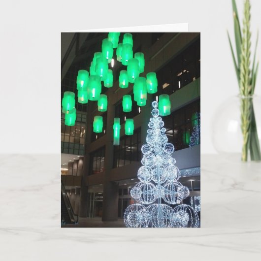 Carte de Noël "Décorations de Noël du centre IDS" (Devant)