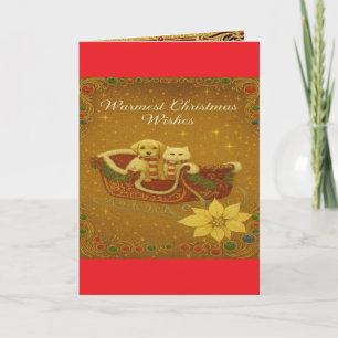 Carte de Noël décorative