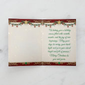 Carte de Noël décorative (Intérieur)
