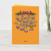 Carte de Noël décorative (Dos)