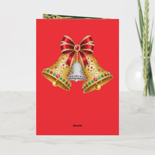 Carte de Noël décorative (Dos)