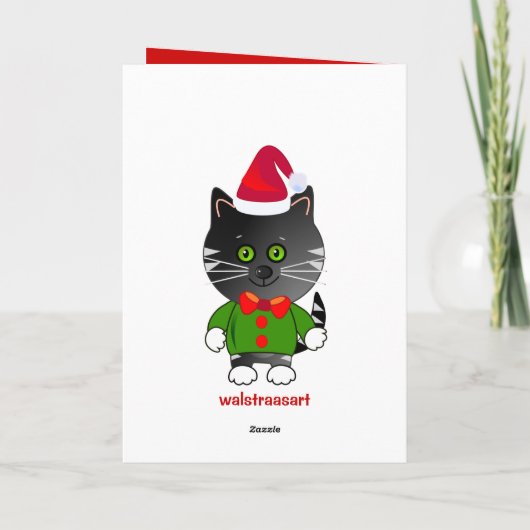 Carte de Noël décorative mignonne avec Chouette de (Dos)