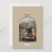 Carte de Noël Deer & Arch (Devant)