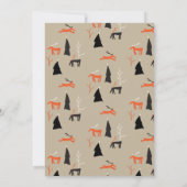 Carte de Noël Deer & Arch (Dos)