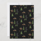 Carte de Noël Deer & Arch (Dos)