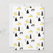 Carte de Noël Deer & Arch (Dos)