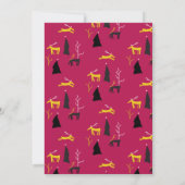 Carte de Noël Deer & Arch (Dos)