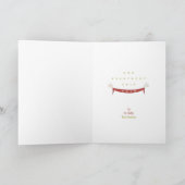 Carte de Noël d'église Temps de Noël (Intérieur)