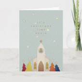 Carte de Noël d'église Temps de Noël (Devant)