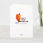 Carte de Noël d'emblème d'icône de police (Dos)