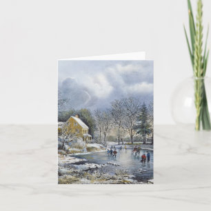 Carte de Noël démodée