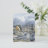 Carte de Noël démodée (Debout devant)