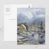 Carte de Noël démodée (Devant / Derrière)