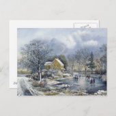 Carte de Noël démodée (Devant / Derrière)