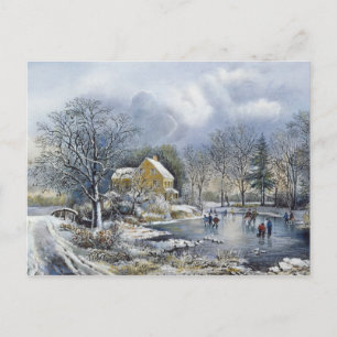 Carte de Noël démodée