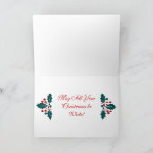 Carte de Noël démodée de l'amoureux des chiens (Intérieur)