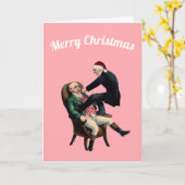 Carte de Noël Dentiste Joyeux Noël (Fleur jaune)