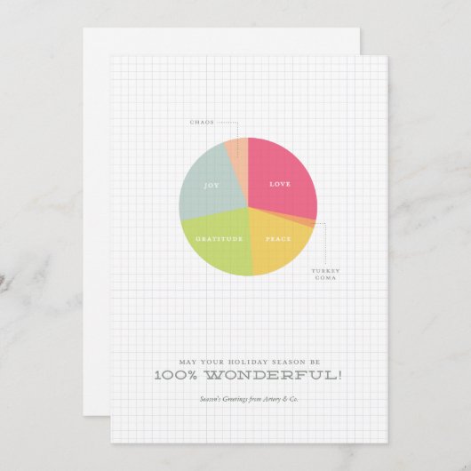 Carte de Noël d'entreprise (Devant / Derrière)
