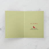 Carte de Noël d'entreprise Arbre d'art (Intérieur)