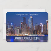 Carte de Noël d'entreprise avec 2 photos (Dos)