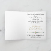 Carte de Noël d'entreprise avec Noël (Intérieur)