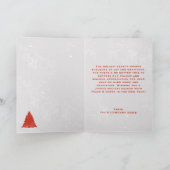 Carte de Noël d'entreprise Clients Employés (Intérieur)