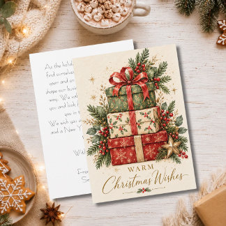 Carte de Noël d'entreprise personnalisée
